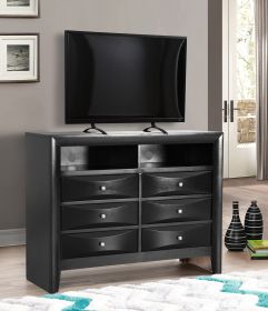 Glory Furniture Marilla G1500-TV2 Media Chest , Black