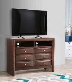 Glory Furniture Marilla G1525-TV2 Media Chest , Cappuccino