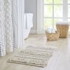 Woven Texture Stripe Bath Rug