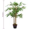 Artificial Bamboo Plant Twiggy with Pot 35.4"