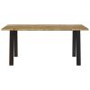 Dining Table 59.1"x35.4"x29.5" Solid Wood Acacia