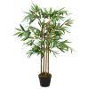 Artificial Bamboo Plant Twiggy with Pot 35.4"