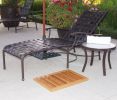 Oceanstar Bamboo Floor and Shower Mat FM1163