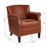 Hadley Caramel Club Chair