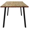 Dining Table 59.1"x35.4"x29.5" Solid Wood Acacia