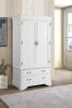 Glory Furniture Louis Phillipe G3190-A Armoire , White