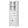 FCH MDF Spray Paint 4 Doors 1 Pump Bathroom Cabinet White