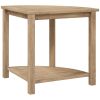 Bathroom Side Table 17.7"x17.7"x17.7" Solid Wood Teak