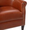 Hadley Caramel Club Chair