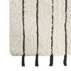 Stripe Tassel Cotton Tufted Rug