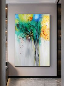 Modern Park Landscape Oil Painting Leonid Afremov Abstract Canvas Painting Wall Art Poster Prints Living Room Home Decor (size: 150x220cm)