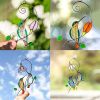 1pc Hummingbird Stained Glass Sun Catcher Window Hangings Ornament Metal Craft A Lovely Gift For Your Family