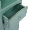 Tall Bathroom Cabinet;  Freestanding Storage Cabinet with Drawer;  MDF Board;  Adjustable Shelf