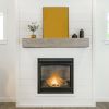 60" Rustic Wood Fireplace Mantel,Wall-Mounted & Floating Shelf for Home Decor